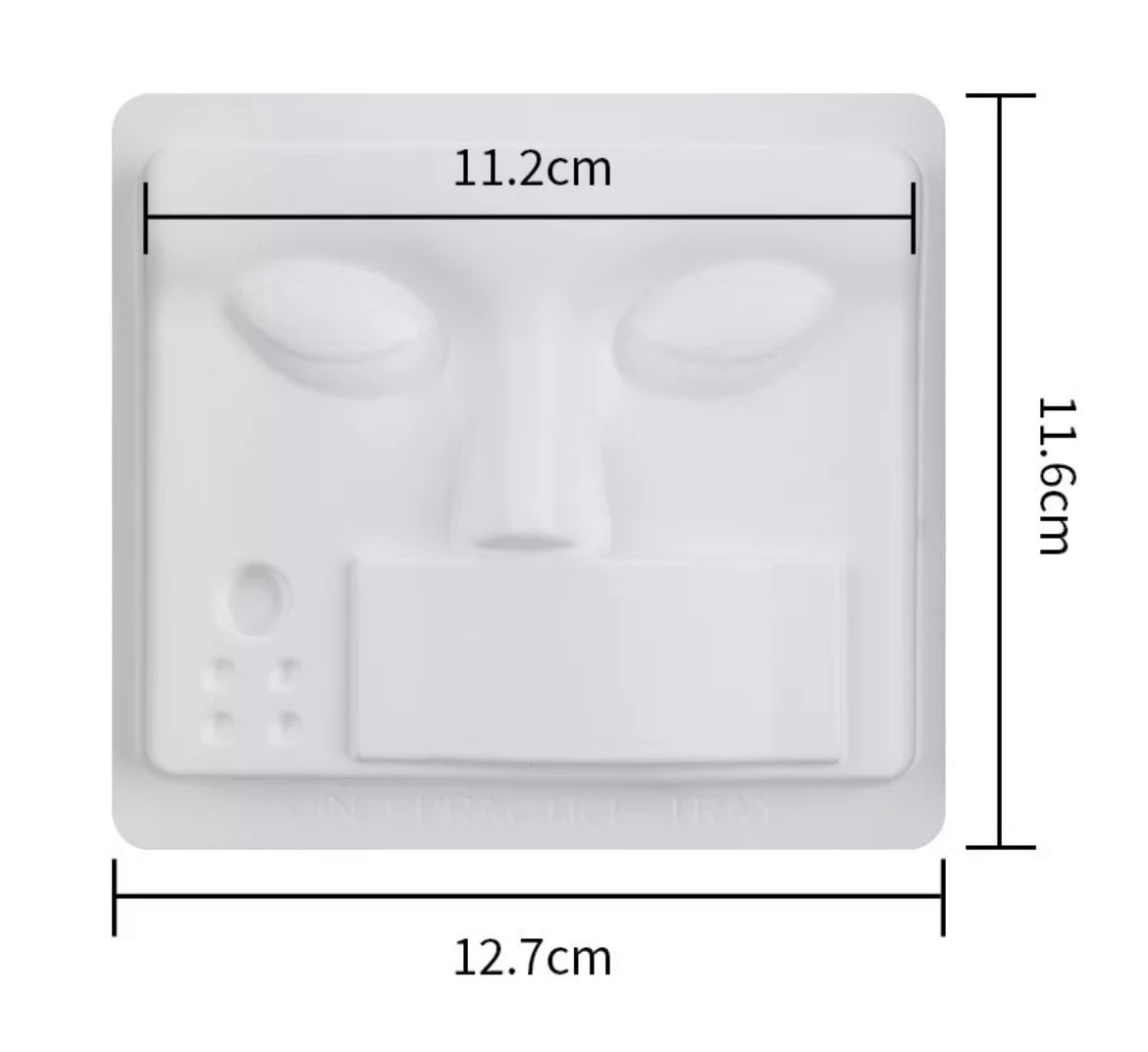 BASE FACE PARA PRACTICA DE COLOCACION DE PESTAÑAS