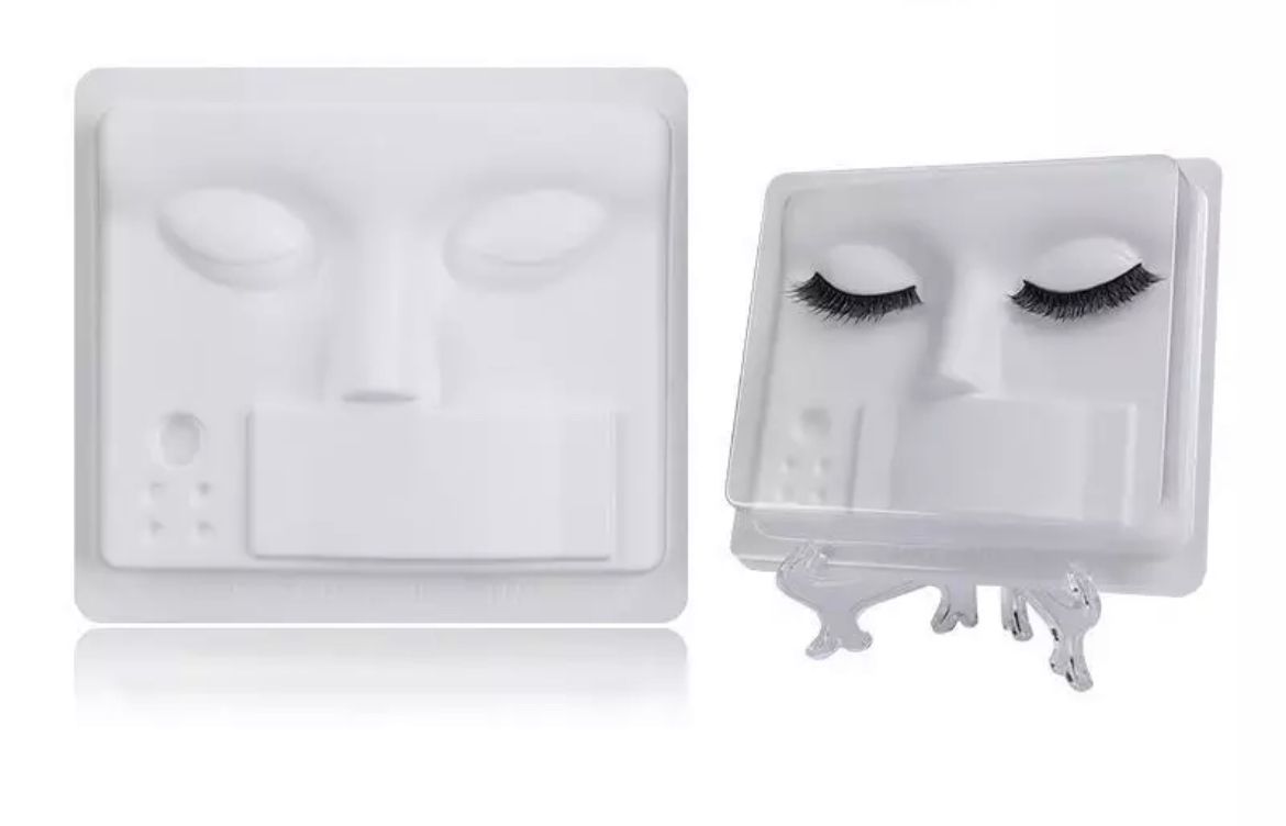 BASE FACE PARA PRACTICA DE COLOCACION DE PESTAÑAS