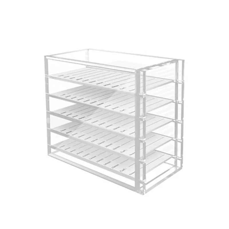 CAJA TRANSPARENTE DE ALMACENAMIENTO DE PESTAÑAS
