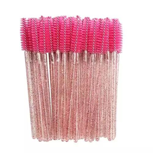 CEPILLOS PARA PESTAÑAS MASCARA WANDS FUCSIA