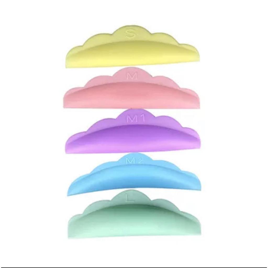 SILICONE PARA LIFTING DE PESTAÑAS COLOR SURTIDO FORMA DE NUBE